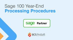 Sage 100 Year-End Processing Procedures